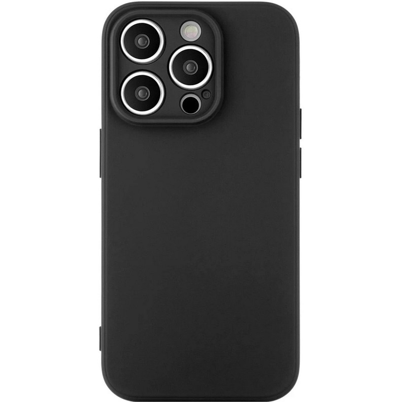 RCS595BL61PSN-I23 Чехол защитный Rocket Sense для iPhone 15 Pro, soft-touch матовый, TPU, чёрный